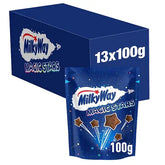 Milky Way Magic Stars Milk Chocolate Bites Pouch Bag 100g (Caseof 12)  Adomoo